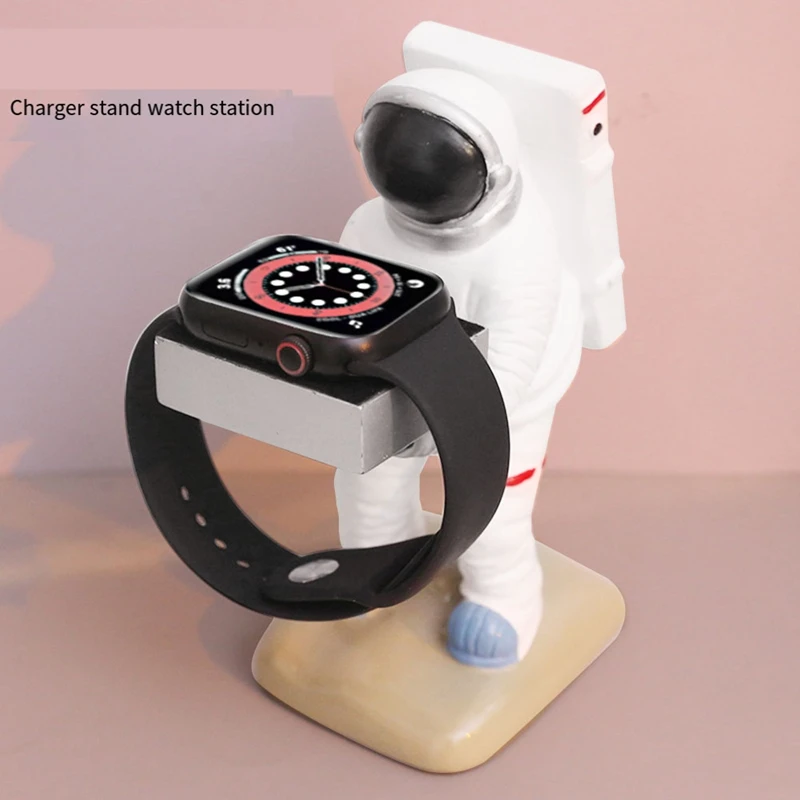 Настольная беспроводная подставка для зарядки часов Apple Astronaut, коробка для дисплея часов, зарядная база для часов, стеллаж для хранения, поддержка