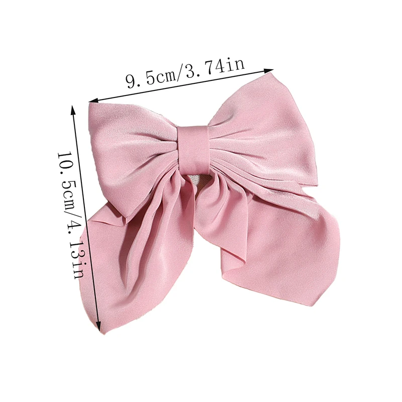 Fashion Simple Elegant Temperament Bow Hair Clip For Women Headwear Hair Accessories