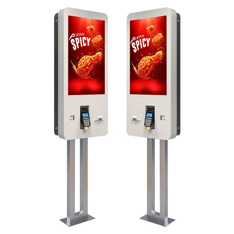 Informações interativas do quiosque do pagamento do auto-serviço da tela de toque de 24 polegadas vende quiosque com função SDK