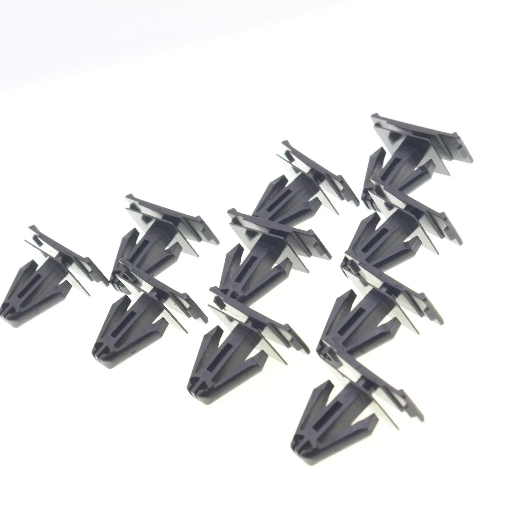 

10 Pcs Front Bumper Cover Retainer Clip For Jeep Compass 2017 Patriot 2007–2017 Lower Fascia Pin Black Nylon Fastener 6508947‑AA