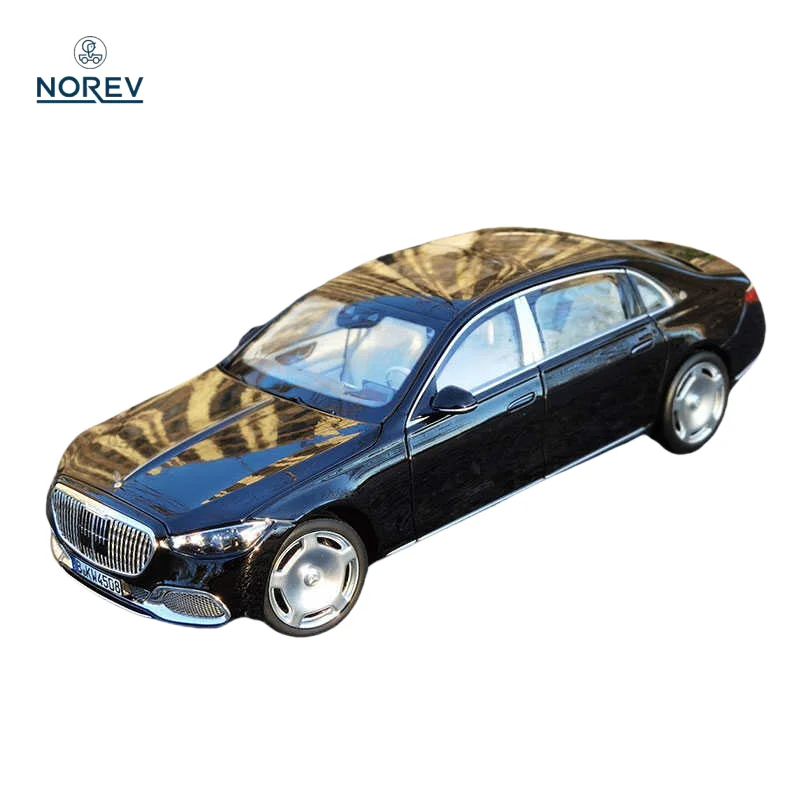

NOREV 1:18 Mercedes Maybach S680 4Matic 2021, модель из сплава, детская коллекция декоративных предметов, для друзей, праздничные подарки