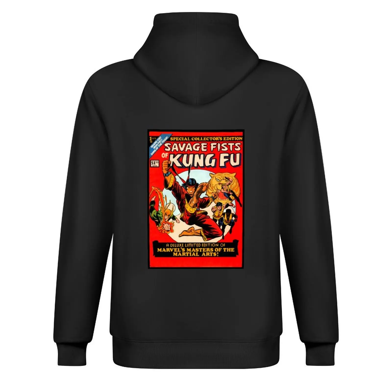 كوميك رقم 1 الطبعة الأولى - القبضات المتوحشة من الكونغ فو هوديي النمط الياباني أزياء الرجال ملابس الرجال ملابس أنيمي رياضية