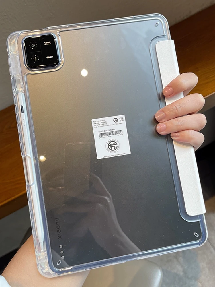 Capa para Xiaomi Mi Pad 5 Pro 11 MiPad 6 Pro 11 7 PRO 11.2 HD Transparente Capa Redmi pad SE 11 PRO