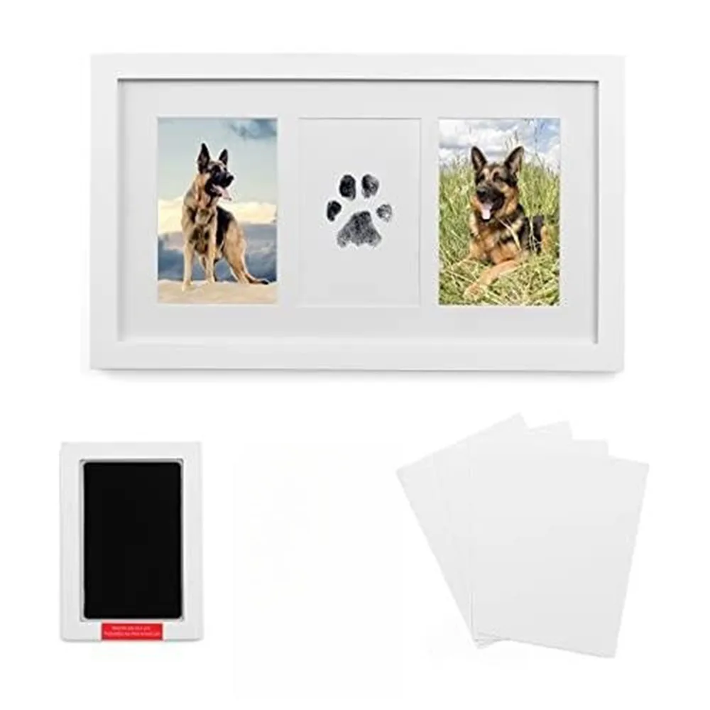 Pet Dog Footprint Handprint Pad Non-toxic Printing Pad Pet Footprint Baby Hands and feet Print Pad Footprint Paw Prints Souvenir