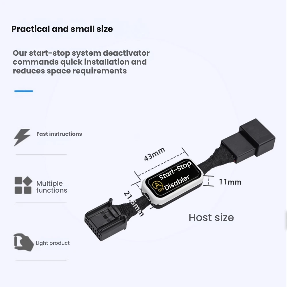 Auto Stop Start Engine System Off Device Control Sensor Plug Cable Memory Mode For Sharan Old Tigua Golf Tiguan