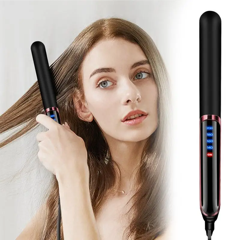 

Hair Straightener Flat Iron 2-in-1 LED Professional Hair Straightener For Women 10s Fast Heating Curling Iron Wand Hair Styling