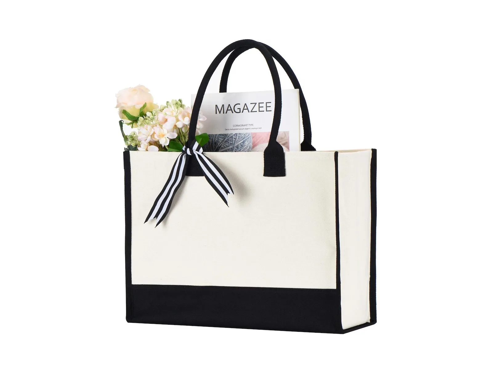 مخصص قماش حمل حقيبة شخصية صورة نص شعار الحدث مخصص الهبة سعة كبيرة الحقيبة للاستخدام اليومي حقيبة سفر للتسوق