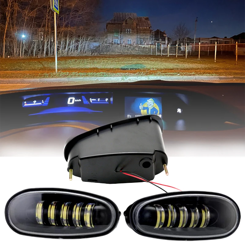 Fog Light Assembly Led Headlight driving light for Daewoo chevrolet lanos sens 50W fog lamp Running Light