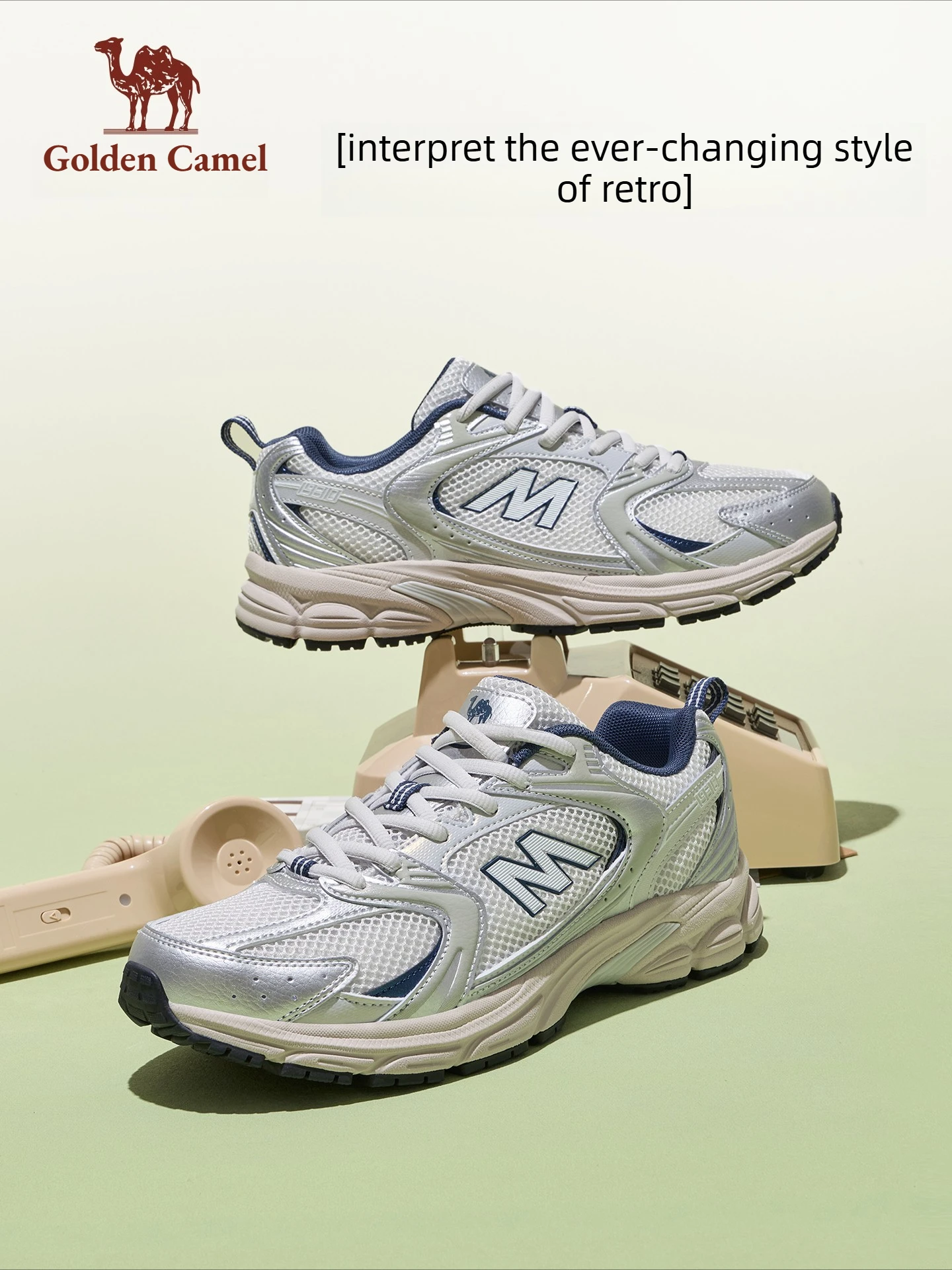 Golden Camel, zapatillas para correr para hombre, para todo terreno, cómodas y acolchadas, para correr, senderismo, zapatillas informales, versátiles y a la moda