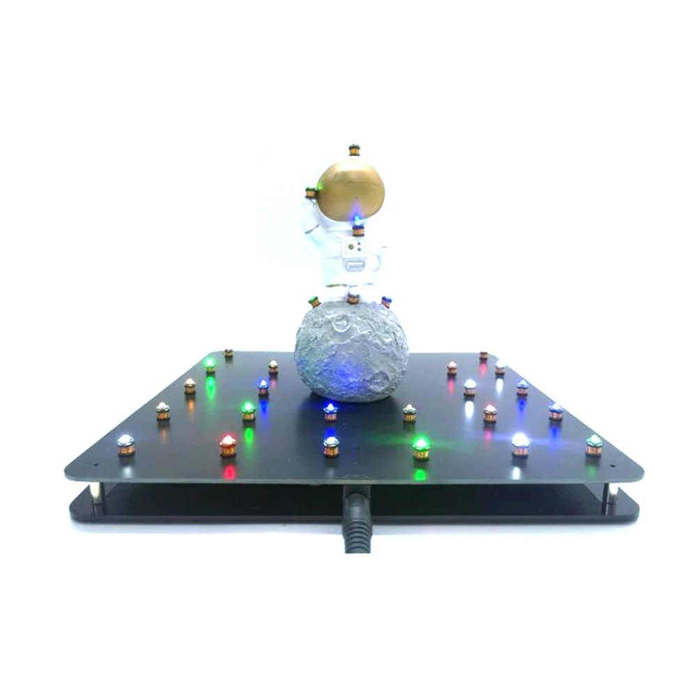 Imagem -04 - Módulo de Carregamento sem Fio Carregador de Bobina Transmissor w Led Receiver Modelo Gundam Luz dc 12v 24v 200 mm