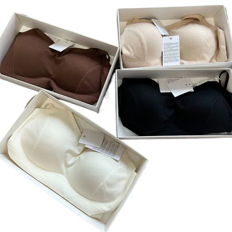 Glossy Seamless Push-up Invisible Underwire Bra Sexy Bra  Women Bra