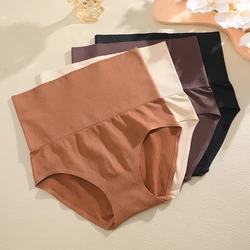 FINETOO High Waist Underwear Seamless Sexy Panties High Elasticity Briefs Belly Tightening Buttocks Lifting Pants  Antibacterial