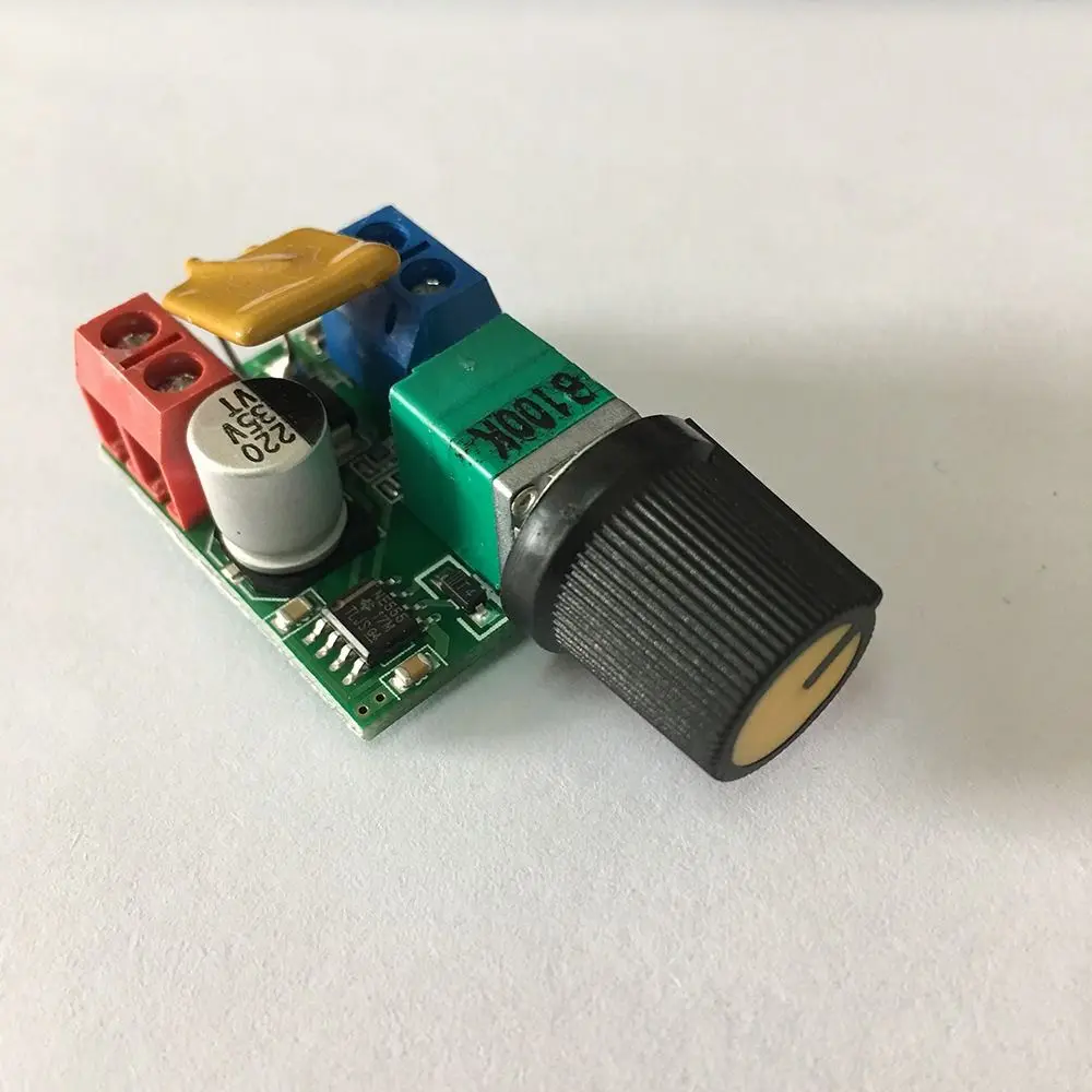 

Adjustable DC PWM Speed Controller 5A 90W Regulator Control Governor Switch Ultra Small 5V 6V 12V 24V 35V Motor Controller Home