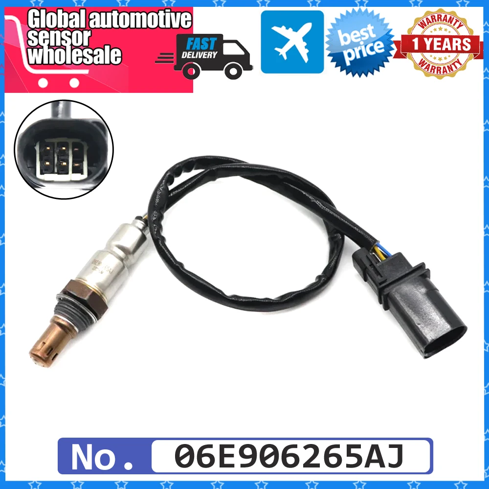 NEW Upstream Air Fuel Ratio Lambda O2 Oxygen Sensor For Audi A4 A5 A6 A7 Q5 S4 S5 SQ5 2009-2017 234-5164 06E906265AJ 4L0906262K