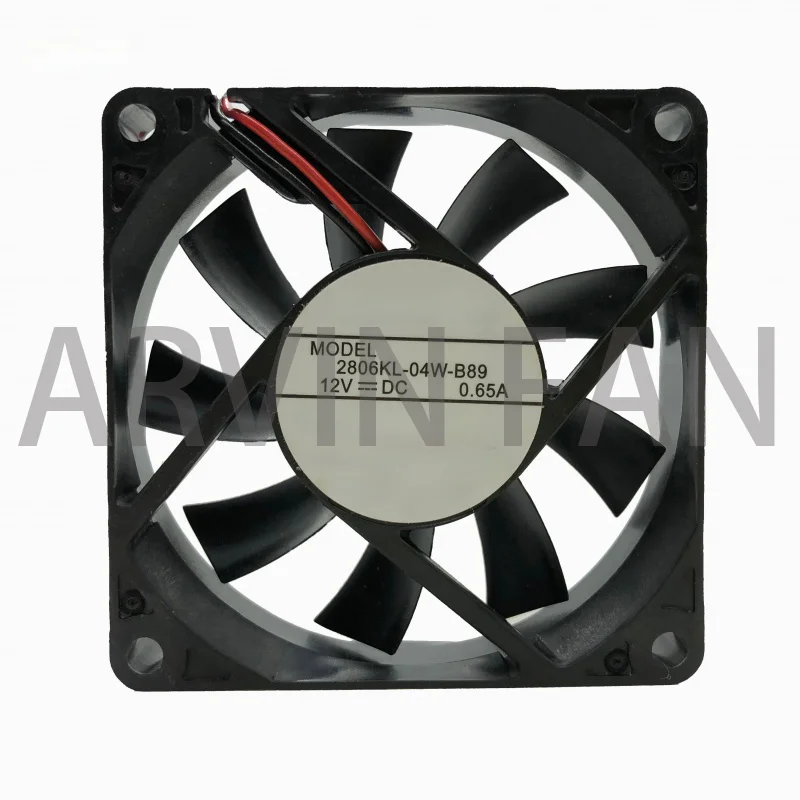 

Original 2806KL-04W-B89 7015 7CM Fan 12V 0.65A Axial Cooling Cooler