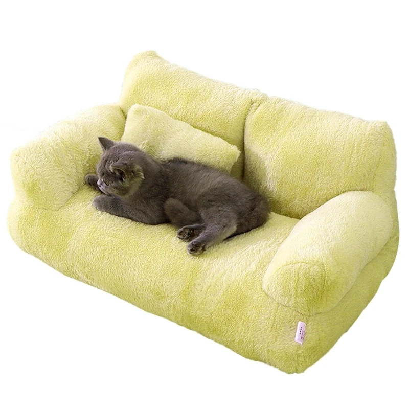 Creative Pet Couch Bed Detachable Cover Nest for Dogs and Cats Soft Plush Comfortable Sofa Multiple Colors