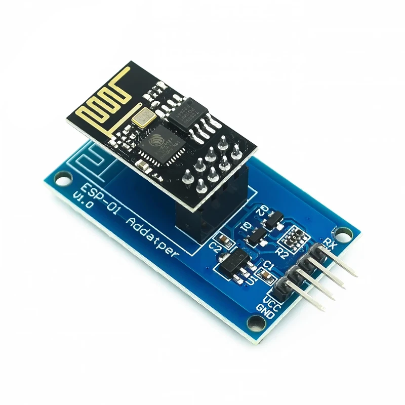 1~100Pcs ESP8266 ESP-01 Wifi Wireless Transceiver Adapter Module Serial Port Remote Transmission Module Blue Board