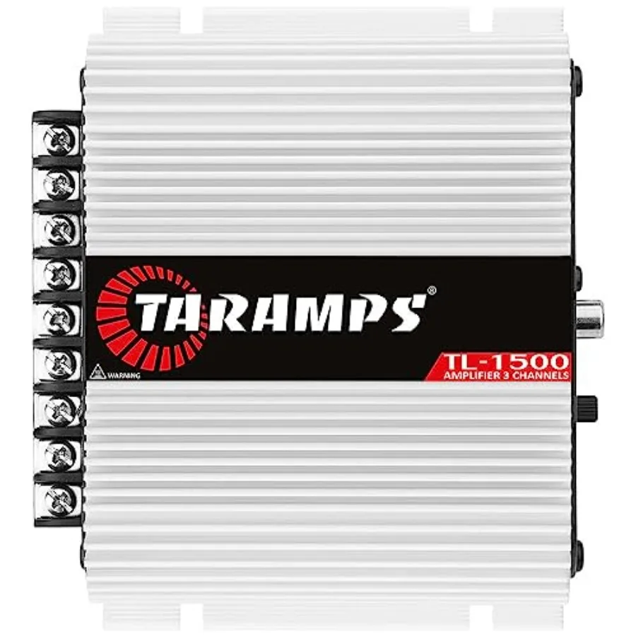 

TL 1500 Full Range 390 watts RMS 3 Channels Car Audio 2 Stereo Channels 1 Sub Channel Class D Amplifier, RCA/Wire Input, Bass B