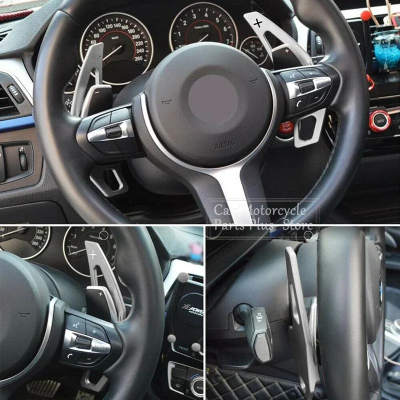 

Комплект из 2 алюминиевых накладок на подрулевые лепестки переключения передач для BMW 1 2 3 4 5 6 7 X1 X2 X4 X5 X6 I8 F10 F30