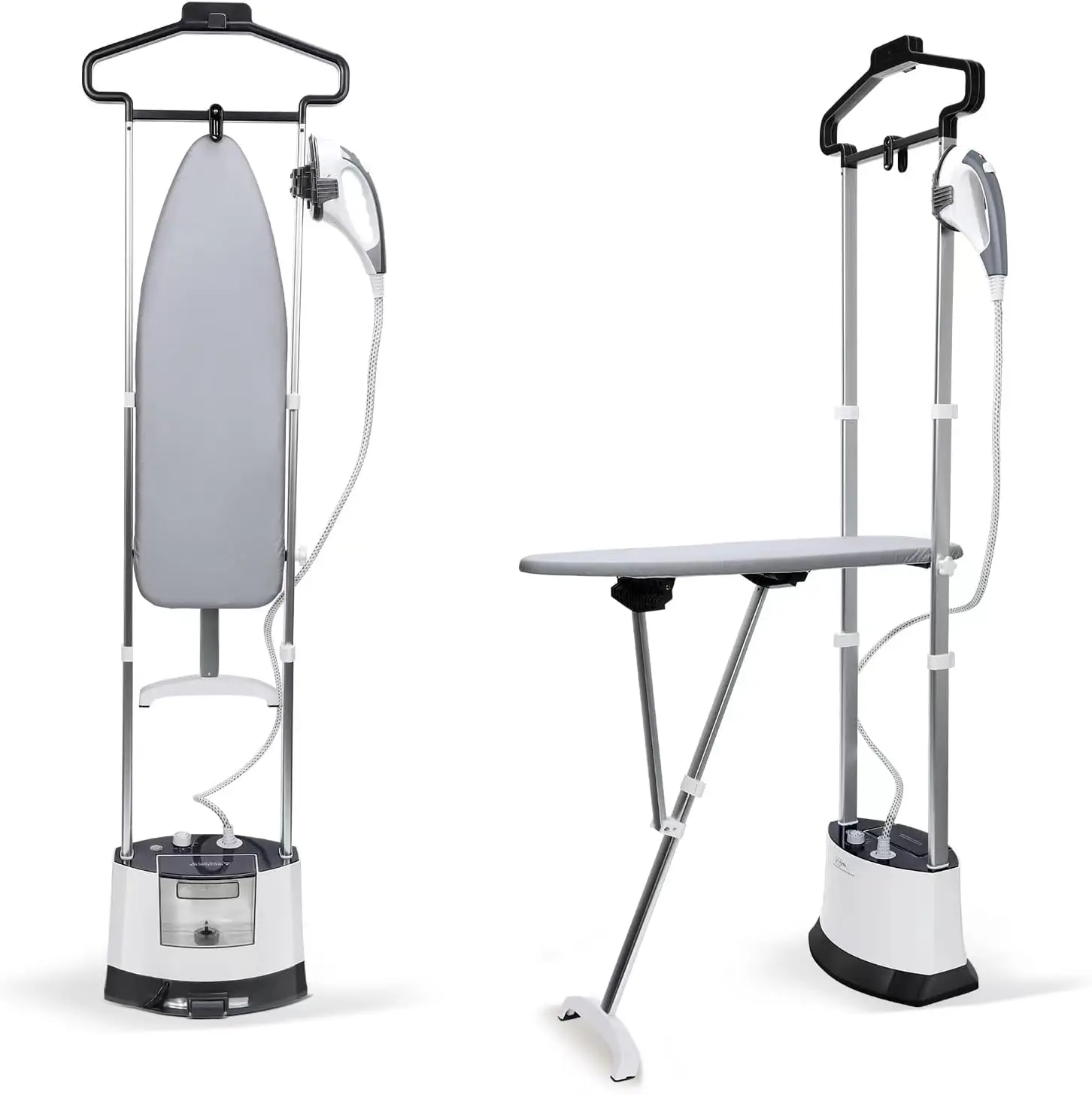 1500W Professional Steamer for Clothes 25s Fast Heat-up with 1.6L/54 fl.oz Water Tank, Foldable Ironing Board, Garment Hanger, I