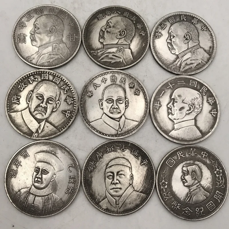 

Диаметр6Центиметр Серебряный доллар Антикварная чистая медь Китайская Республика Юань Дейу Трехлетний серебряный доллар Двадцать один Шиюань