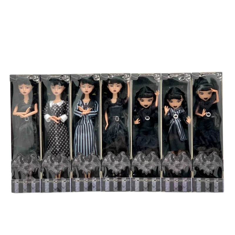

Wednesday Adam s Gothic Black Dress Decoration Monster Hig h School Toy Figure for Children Birthday Gift for Girl And Boy