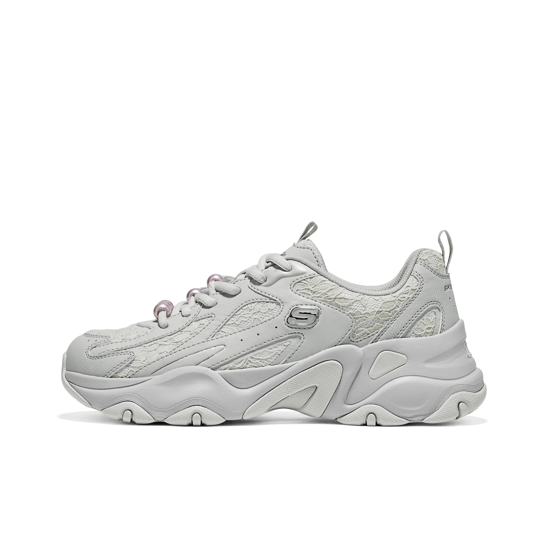 Skechers DLITES Low top Chunky Sneakers Women's 150832-GRY