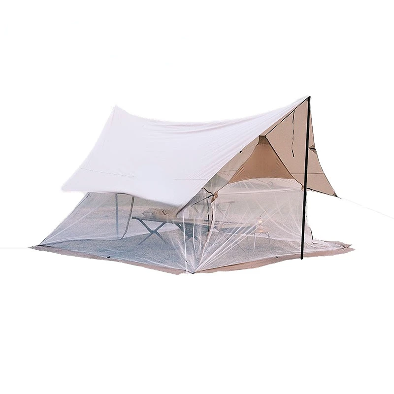 Summer Canopy Mosquito Net 5-8 People Outdoor Camping Picnic Ventilation Insect-Proof Decoration Decor