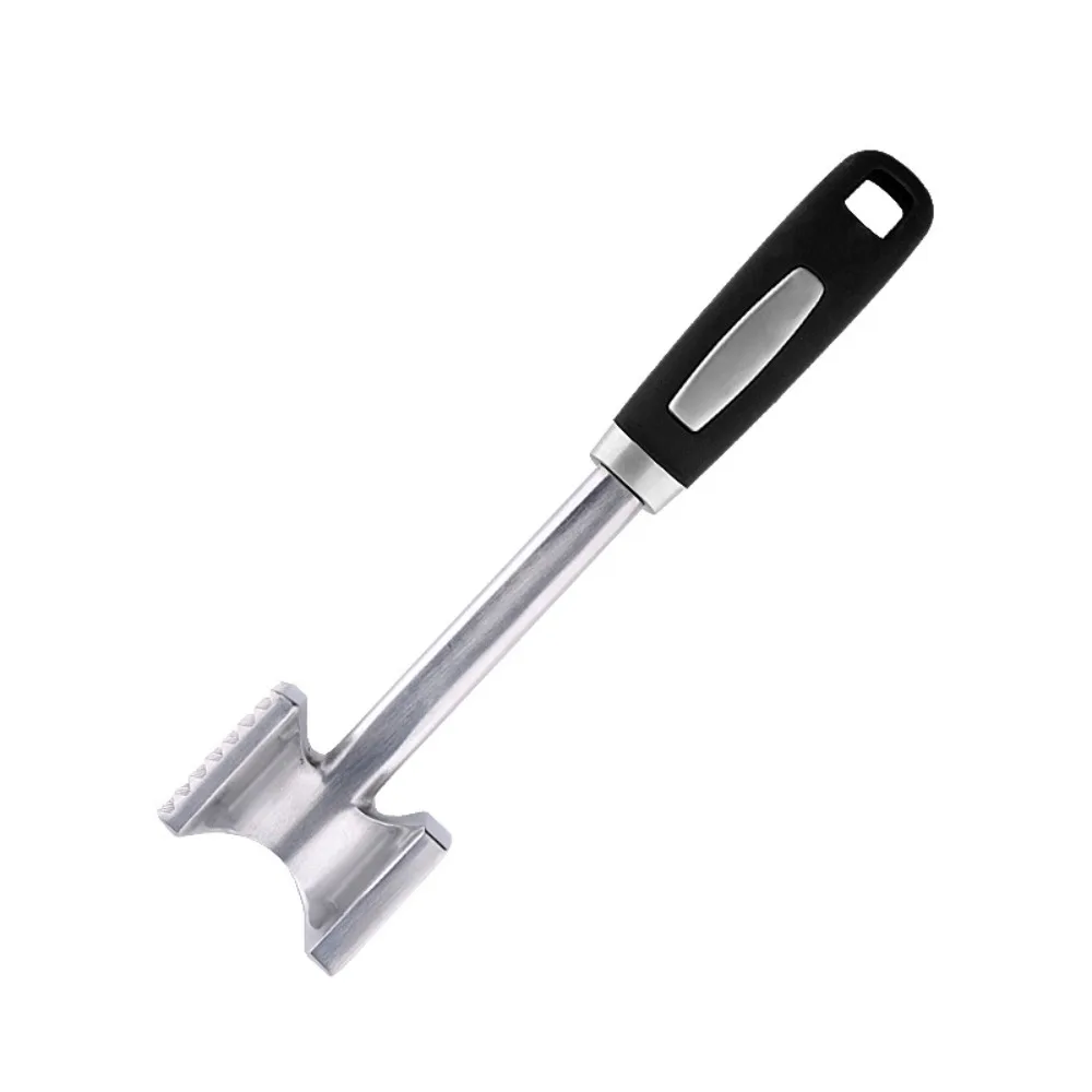 

Portable Aluminum Alloy Meat Tenderizer Square Head Double-sided Beef Tenderizer Long Handle Loose Meat Hammer Steak