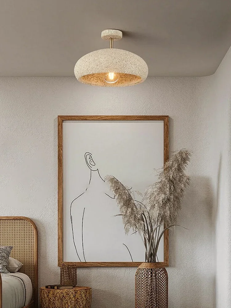 

Ceiling Pendant Light For Dining LED Bedroom Wabi Sabi Chandeliers Kitchen Living Room Cloakroom E27 Modern Home Decoration Lamp