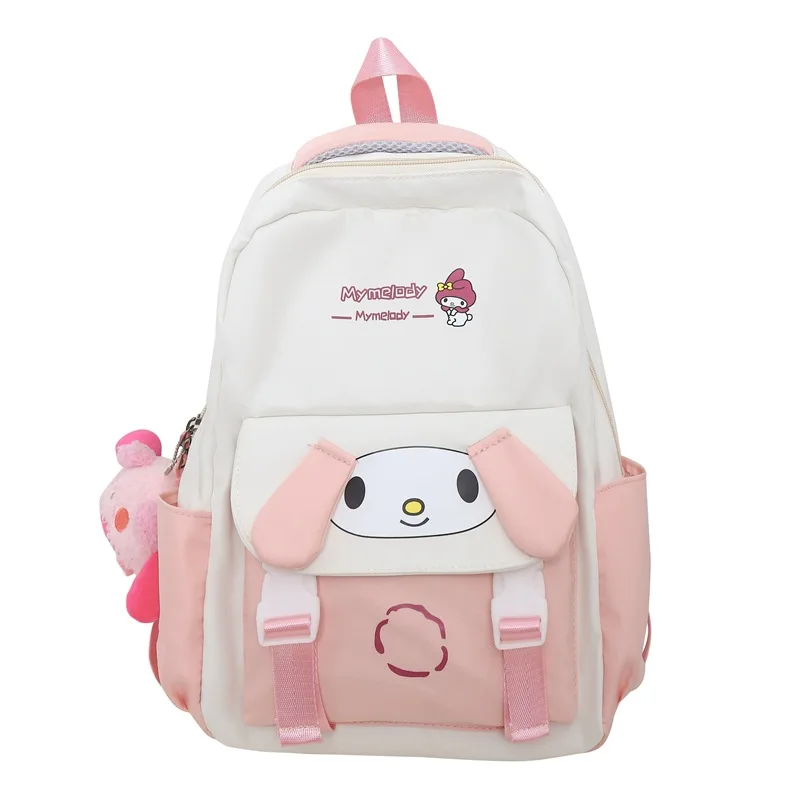 Cartoon Kuromi Melody Teens Kids Boys Girls Kids School Book Bags Women Bagpack Teenagers Travel Student Backpack