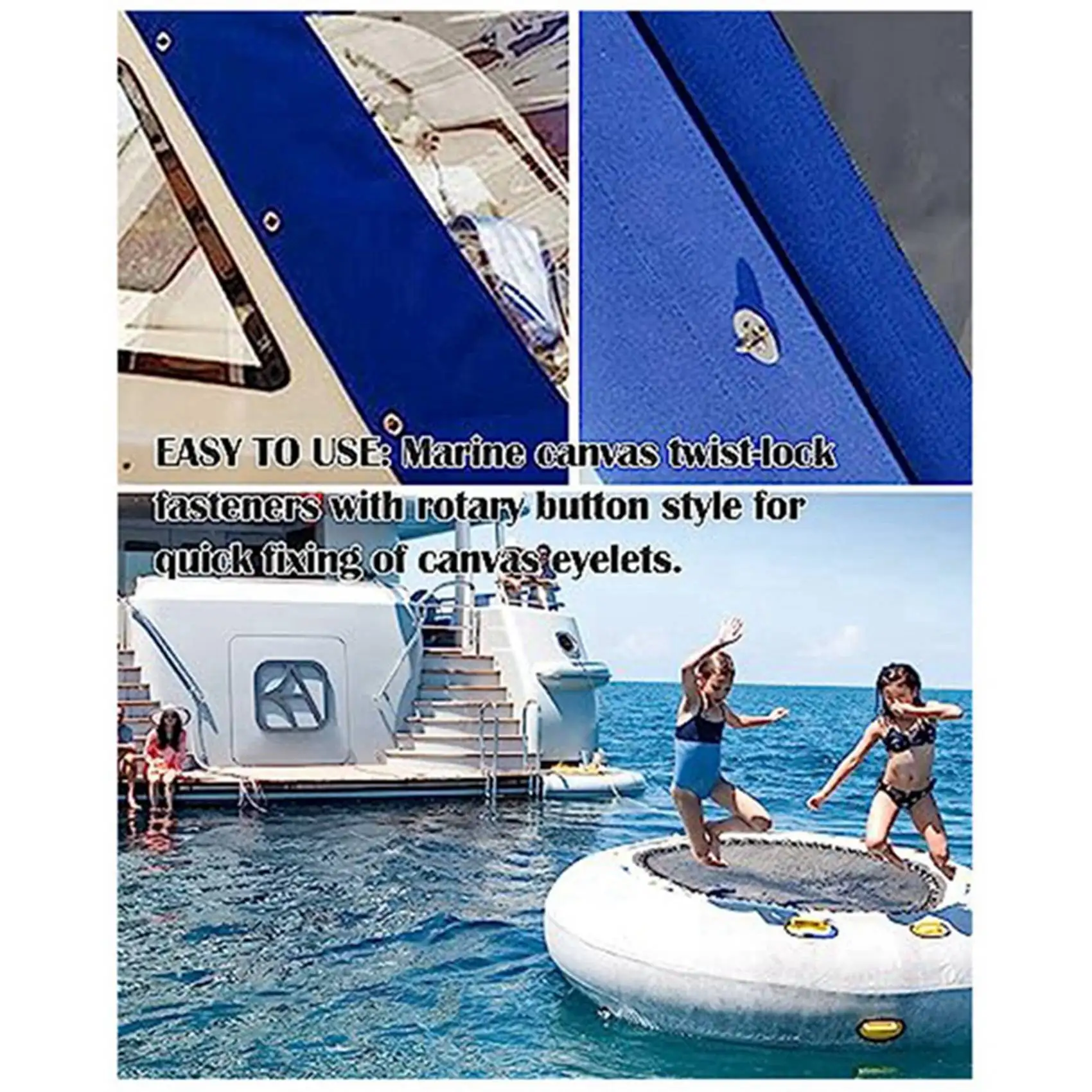 Y50A-Twist Lock Common Sense Fastener, металлические поворотные кнопки для лодок, парусников, автодомов, лодок и караванов (20 шт.)