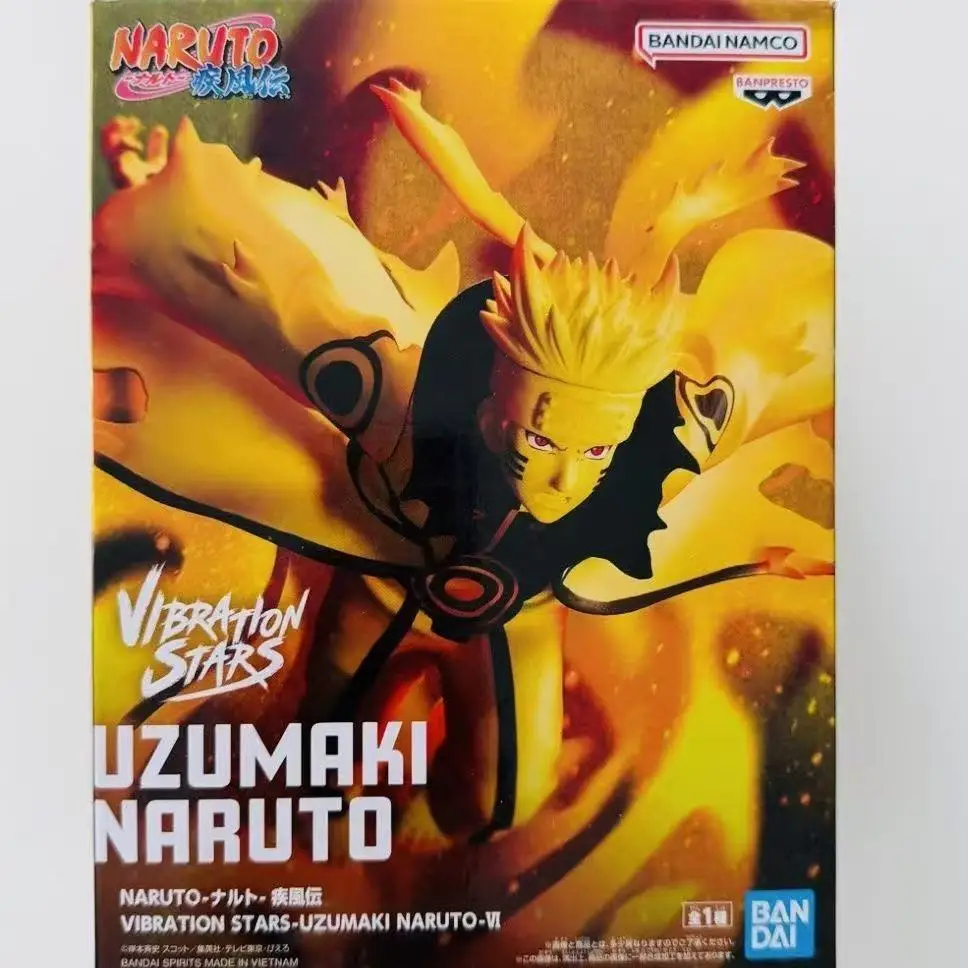 

Оригинальная коллекционная фигурка Наруто Узумаки из аниме «Наруто: Шиппуден» от Bandai, украшение для рабочего стола, подарок для парня