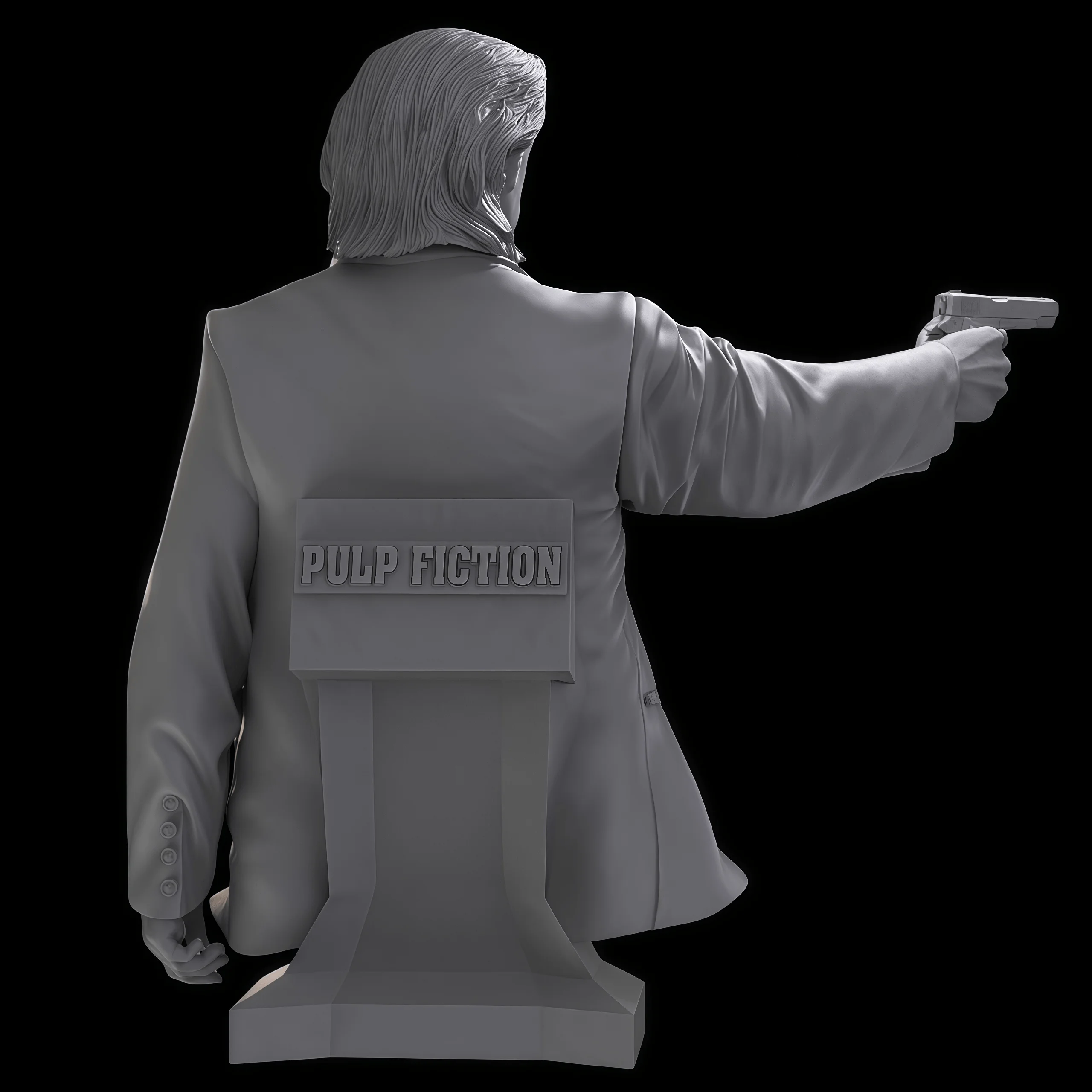 1/16 spuitgiethars modelbouwset, GK, harsbuste, ongeverfd