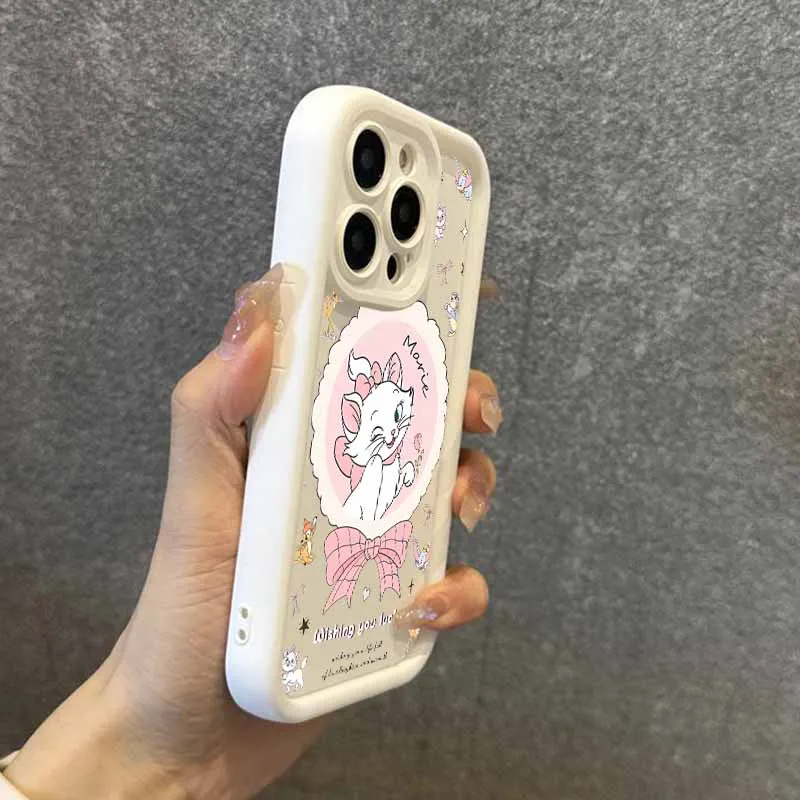 Аниме Disney Marie Cat для POCO X3 X4 X5 X6 X7 M3 M4 M6 F4 F5 F6 C31 C50 C51 C61 C65 C75 C55 Plus Etui для телефона с лестницей для глаз Funda