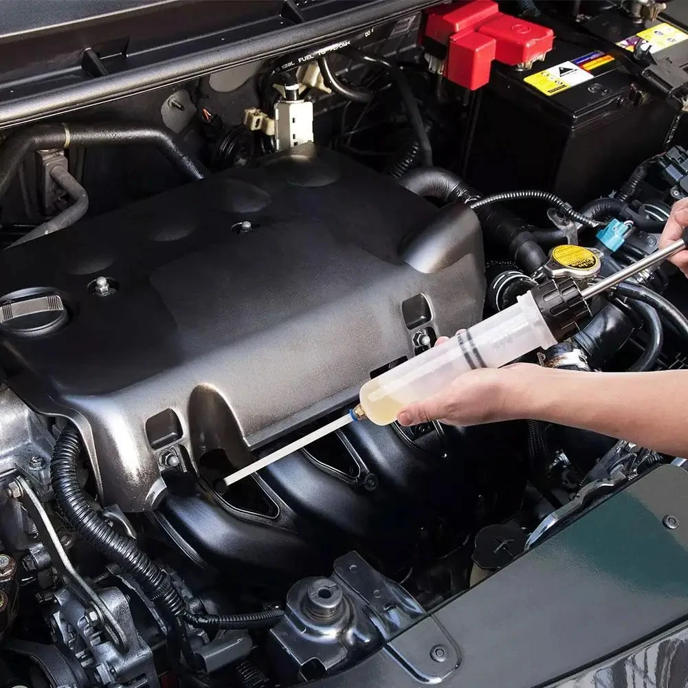 Bomba Extratora de Óleo 500cc Multiuso, Seringa Extratora de Óleo, Seringa de Transferência de Combustível a Vácuo para Carros, Seringa Automotiva para Óleo