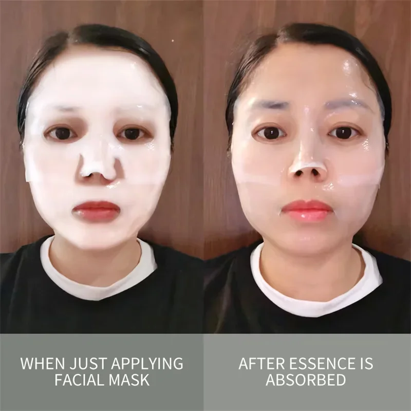 คอลลาเจนริ้วรอยRemover Face Mask Instant Firming Lifting Anti-Aging Fade Fine Lines Soft Smooth MoisturizingเกาหลีSkin Care