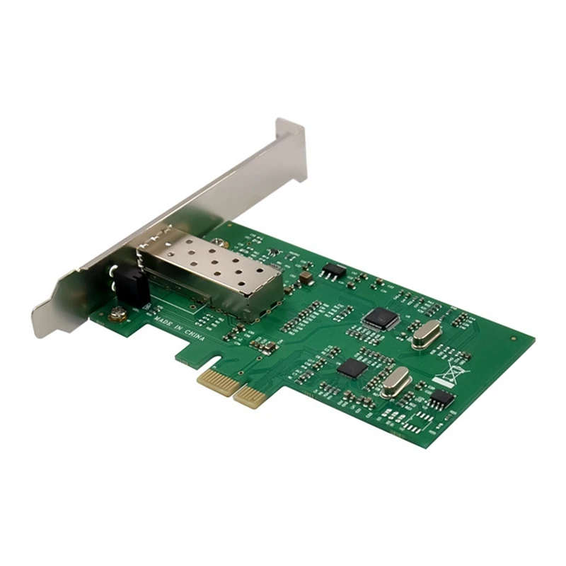 RTL8105E PCI-E X1 100M karta sieciowa Ethernet pojedynczy port SFP światłowodowa karta sieciowa Adapter Fast Ethernet Server NIC