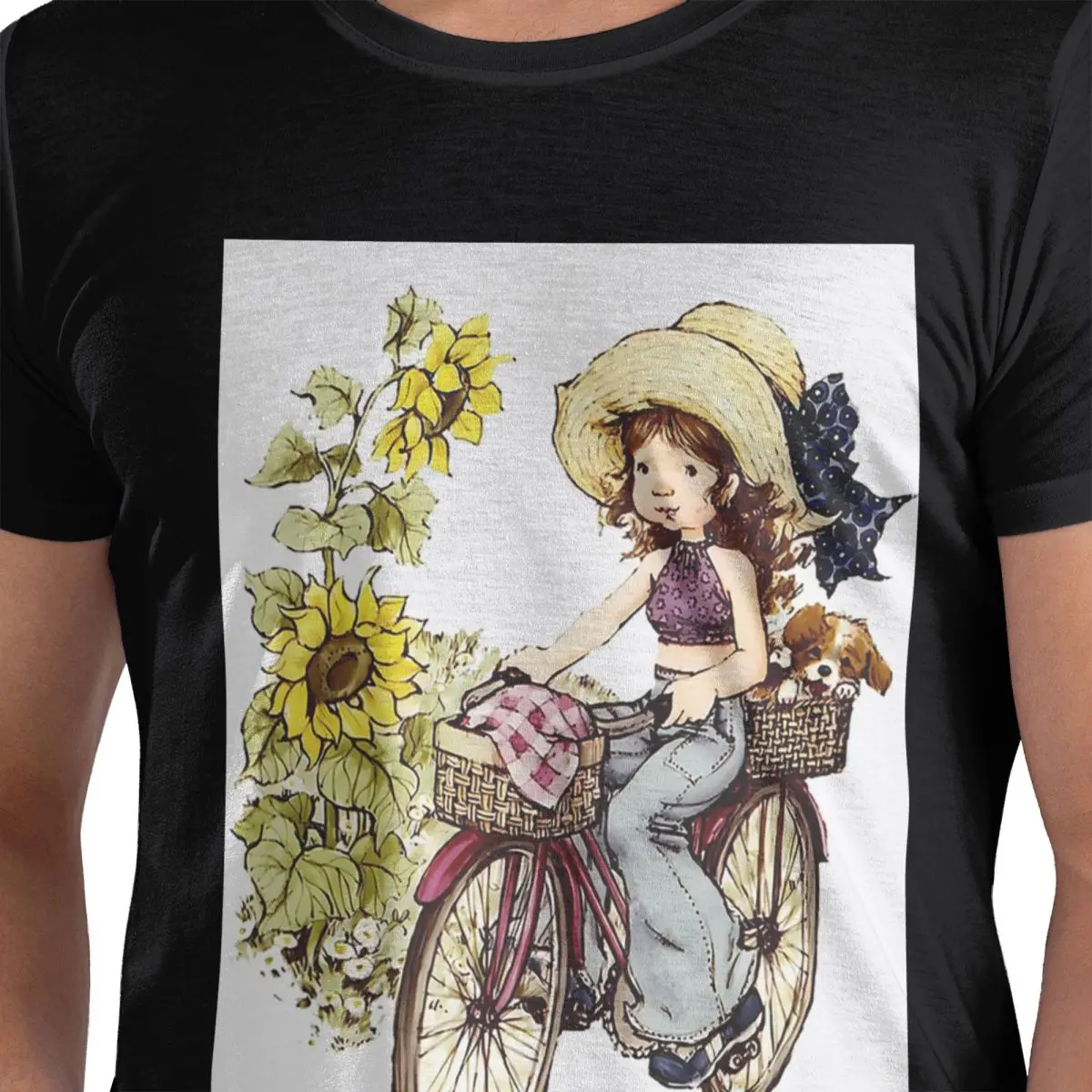 

Kawaii Sarah Kay футболка из 100% хлопка, мужские классические футболки, мужские футболки с круглым вырезом и коротким рукавом, S-6XL