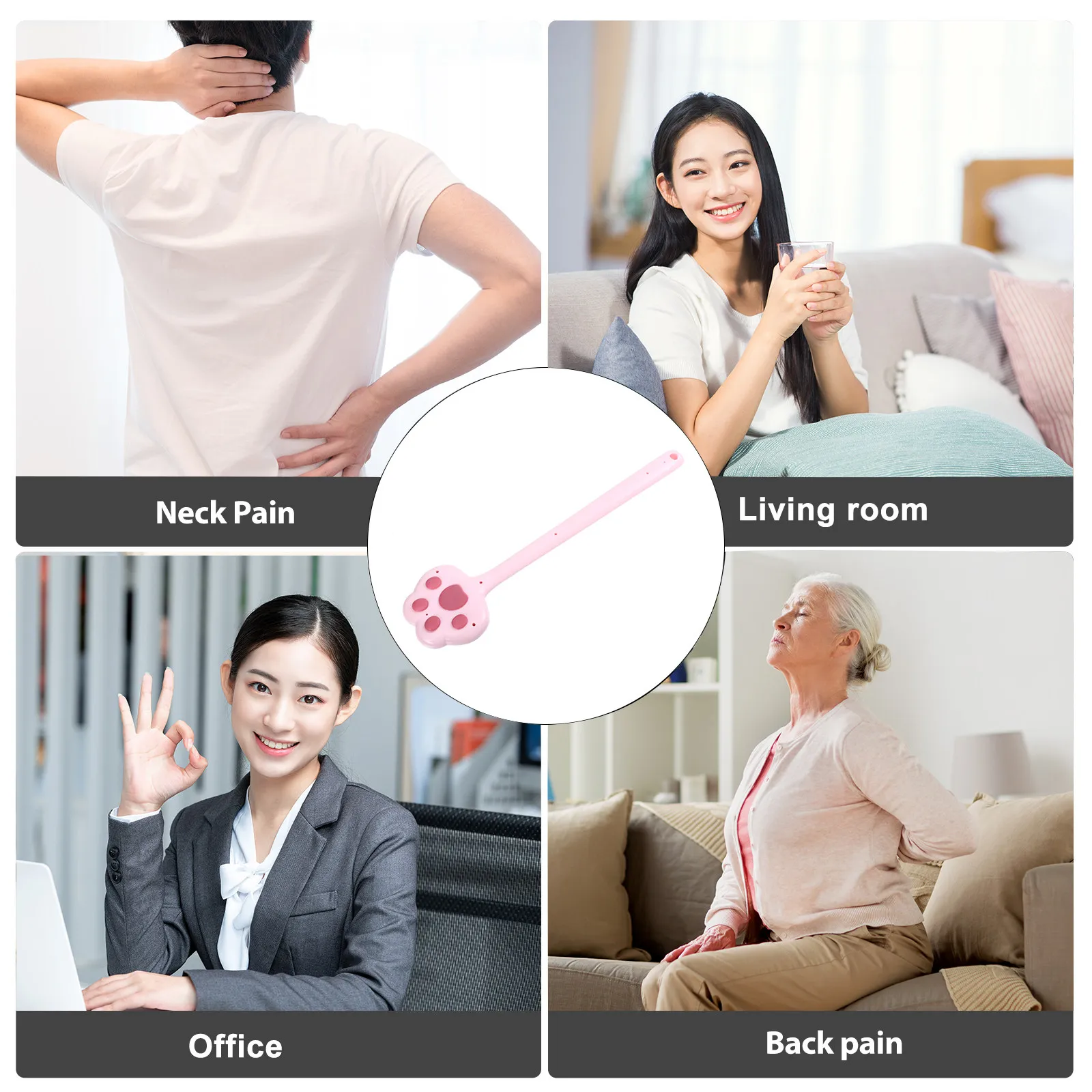 

Массажный молоток-палочка «Кошачья лапа» с гладкой полированной поверхностью для расслабления мышц шеи, плеч, спины, рук, ног, улучшения кровообращения