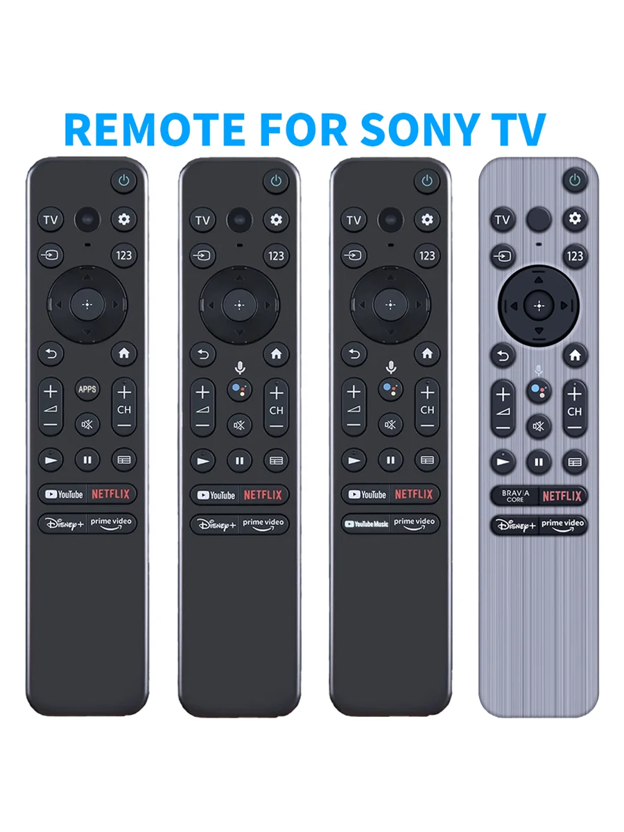 Zapasowy pilot głosowy RMF-TX800U 800P 900U, kompatybilny z telewizorami Sony Smart TV. — zdjęcie produktu 7