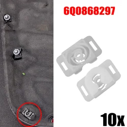 10Pcs Interior Door Trim Panel Card Clip Bottom Mount Bracket For VW Passat Tiguan Touran Golf Polo Caddy Eos Transporter Jetta