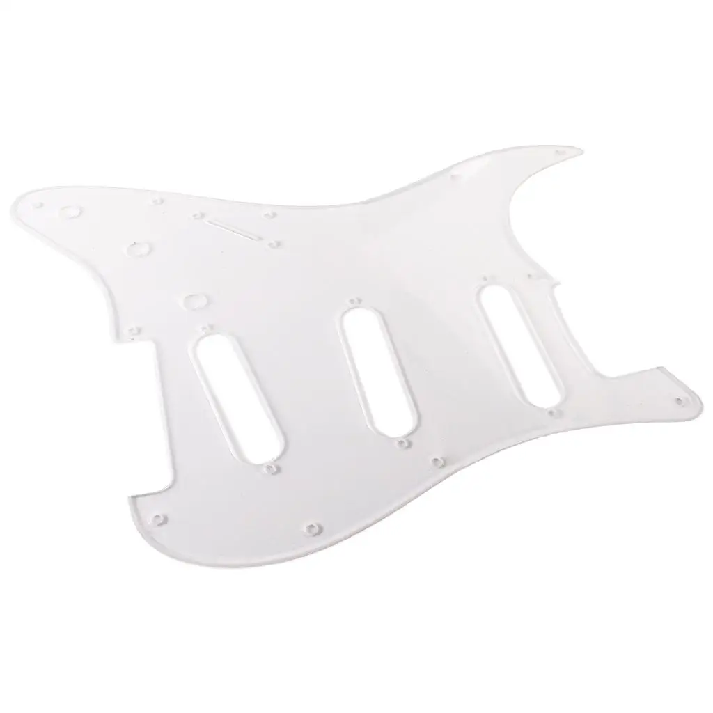 SSS Pickup Mounting Screws and PVC Pickguard Plate Acoustic Electric Guitar Tools for ST Guitar Setup