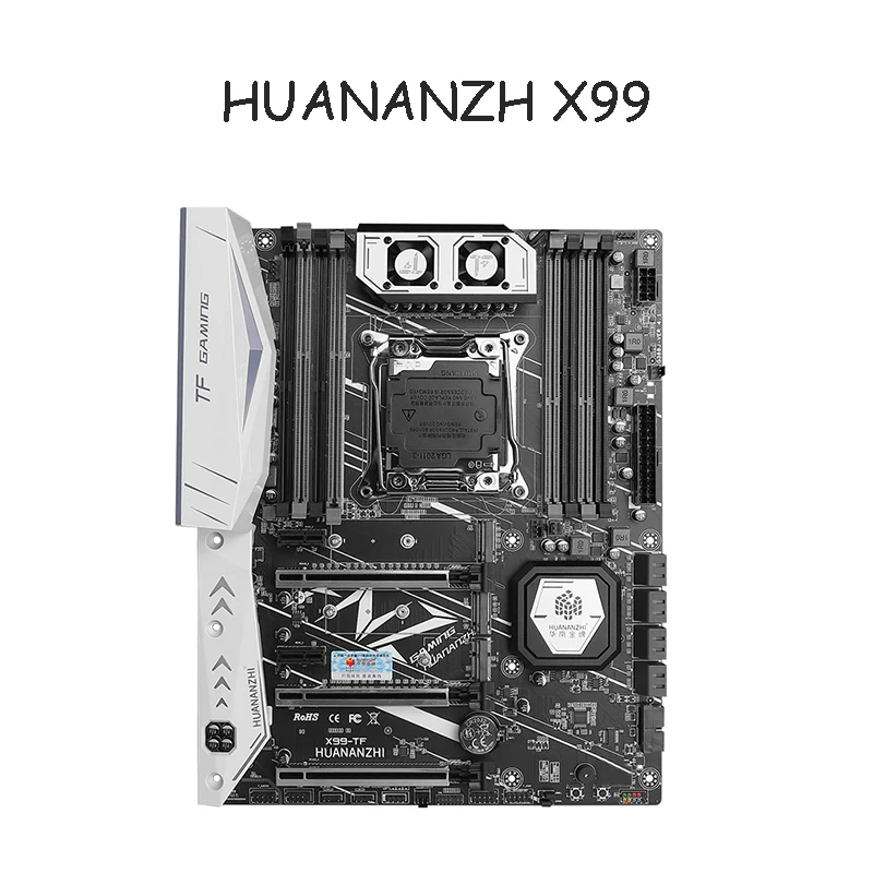 HUANANZH X99 TF Motherboard 12 cores and 24 threadsE5 2678 V3 multitasking+MOS CoolingFans