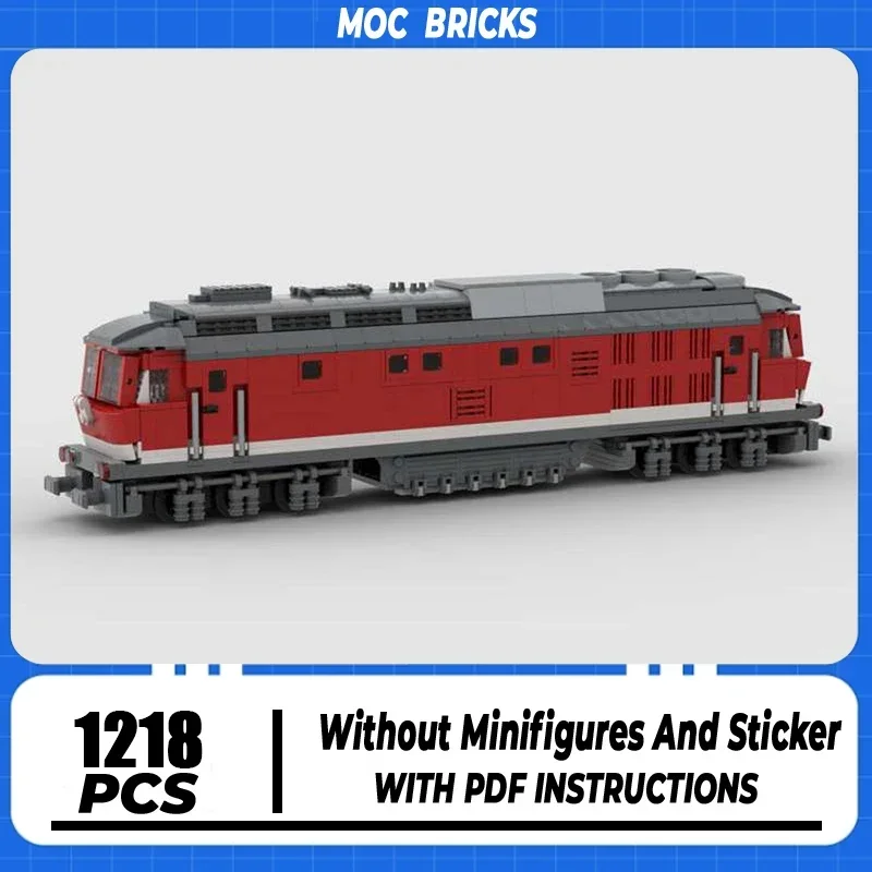 

Модель городской автомобиль Moc, строительные блоки BR 232, модель железнодорожного поезда, модель, технология, кирпич, сделай сам, сборка, строительная игрушка, праздничные подарки