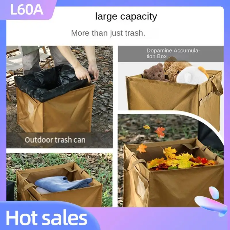 

L60A ящик для хранения складной треугольный мусорный бак ящик для хранения туристического снаряжения пикник портативный ящик для хранения большой емкости