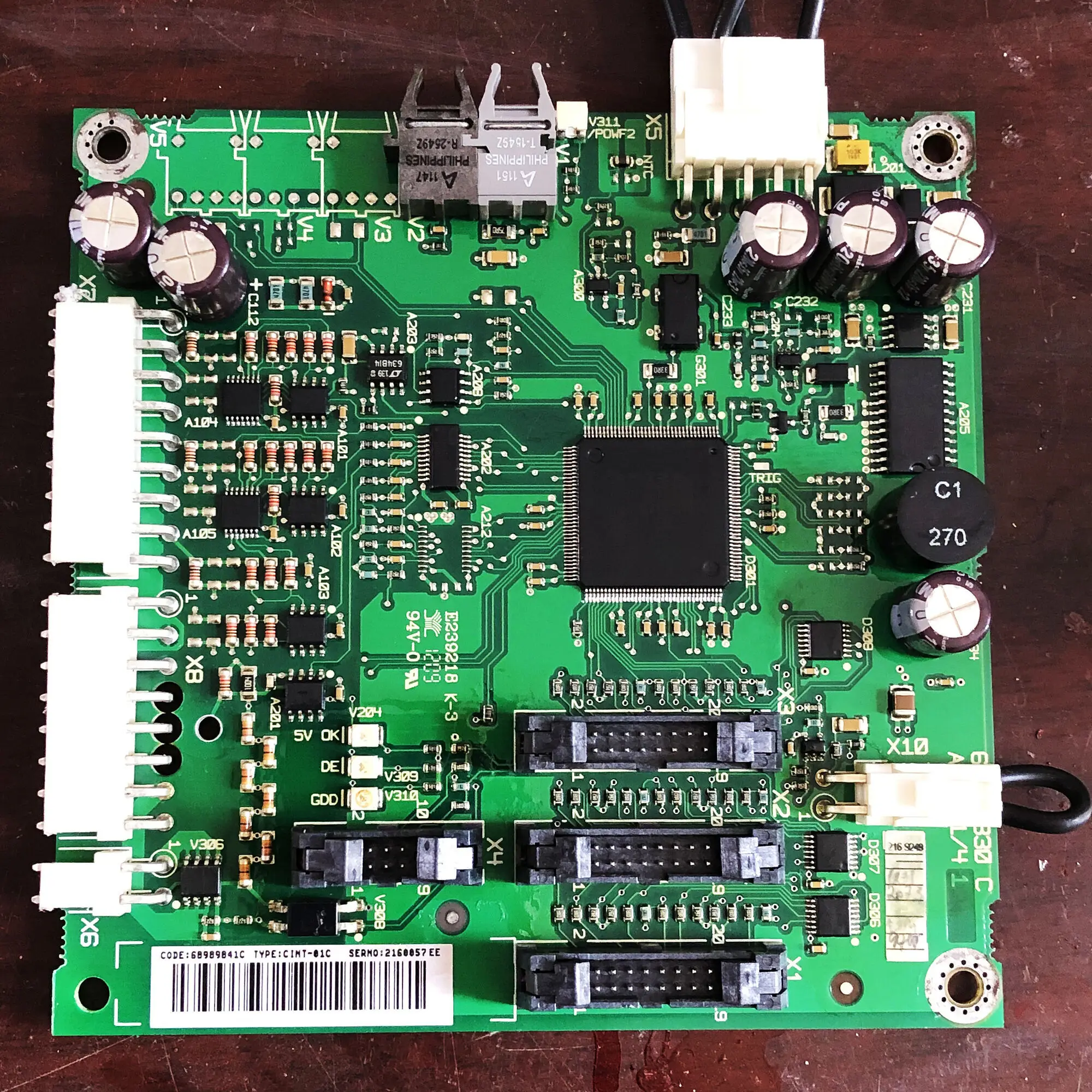 CINT-01C Disassembled ABB inverter ACS800 multi-drive wind power communication fiber board CIMT-01C