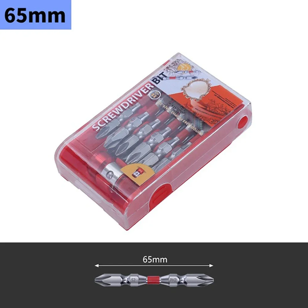 

1/4 Inch Shank Bit Double Cross Head Bit DIY Projects Alloy Steel Material Anti-slip Feature Exceptional Hardness