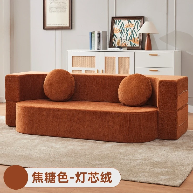 

Sofa living room small apartment compression sofa household leisure fabric sofa double sofa