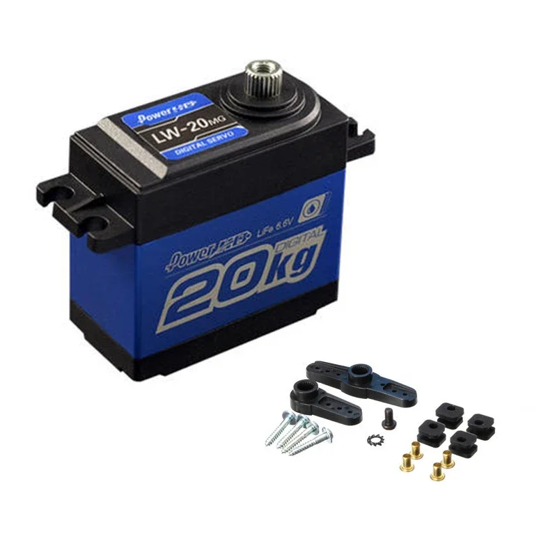 

Power HD LW-20MG Waterproof Digital High Torque Servo with Metal Gear For 1/8 1/10 RC Models